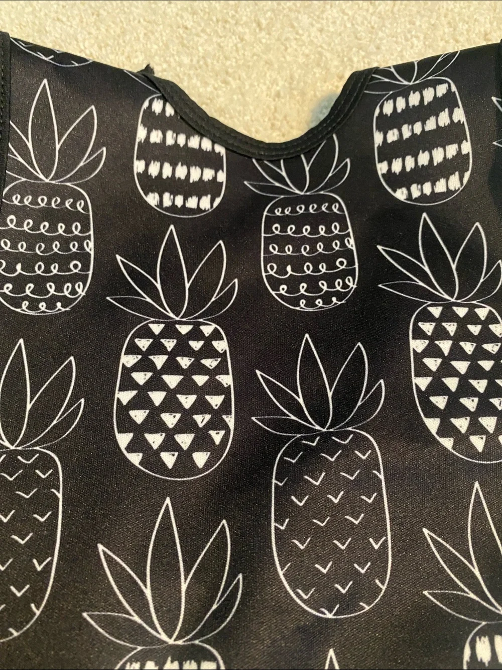 Bapron Pineapple print + Ryan and Rose Cutie Tensil